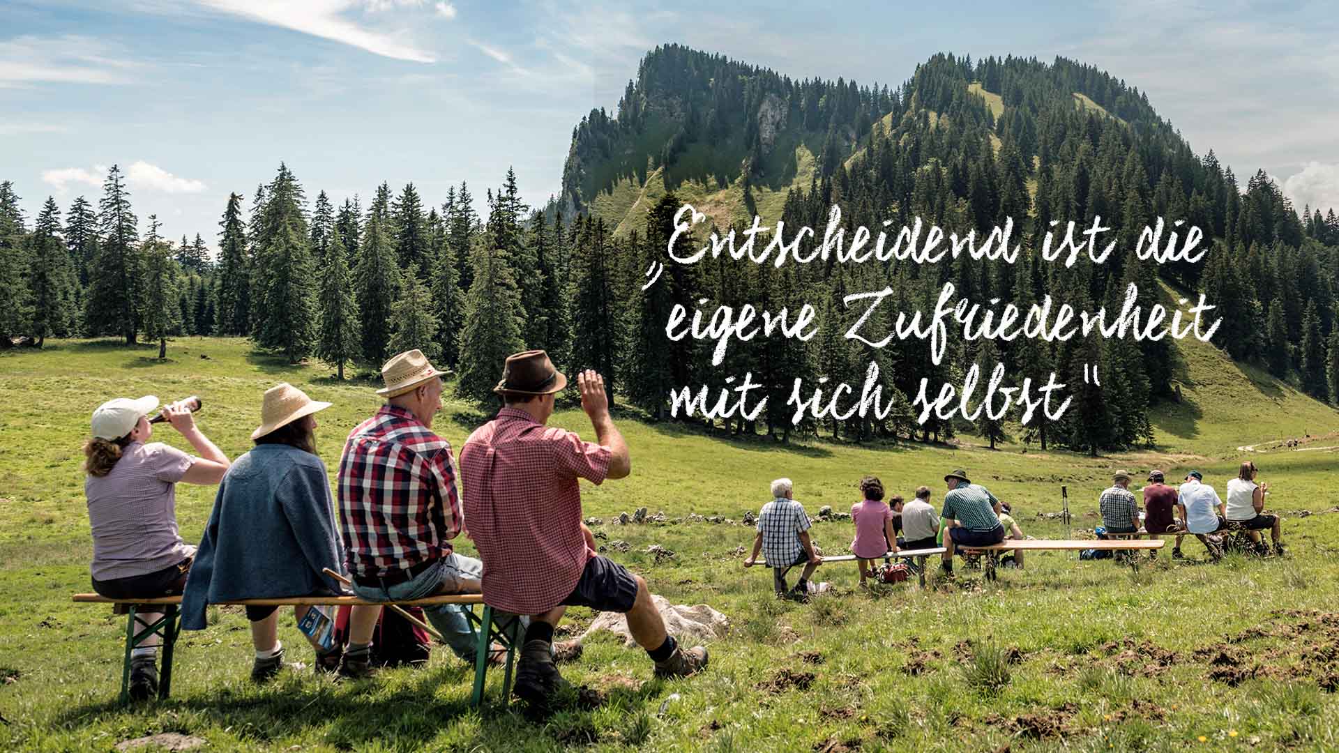 Martina Fischer Alm Header Gäste auf der Alm